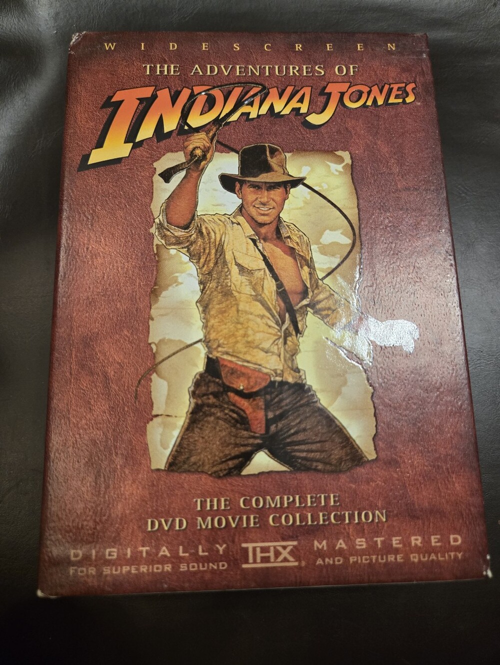 The Adventures of Indiana Jones Complete DVD Movie Collection - Red Cover